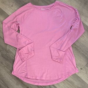 Tek Gear Women's Long Sleeve Top in Pink Women’s Medium